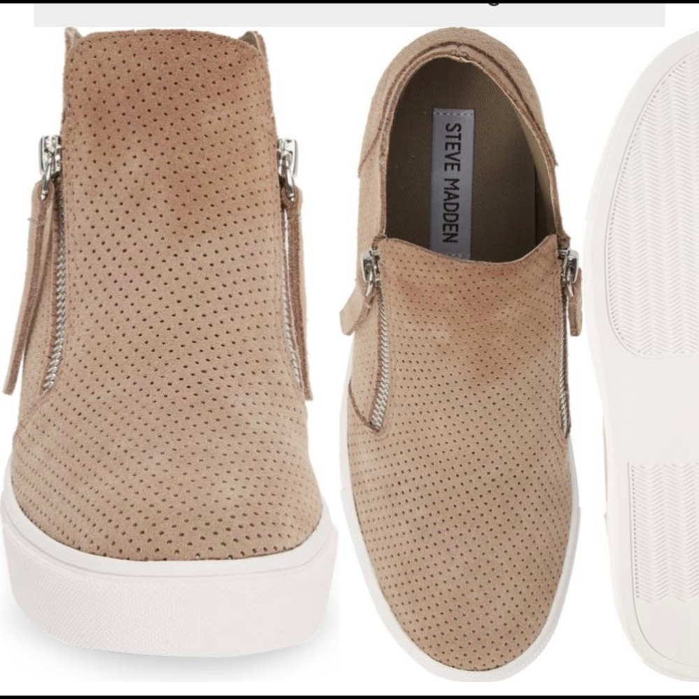 Suede Steve Madden high tops